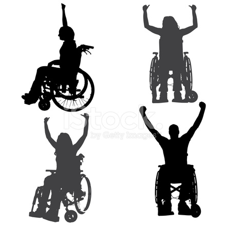 440x440 Vector Silhouetten Van Mensen In Een Stock Vector