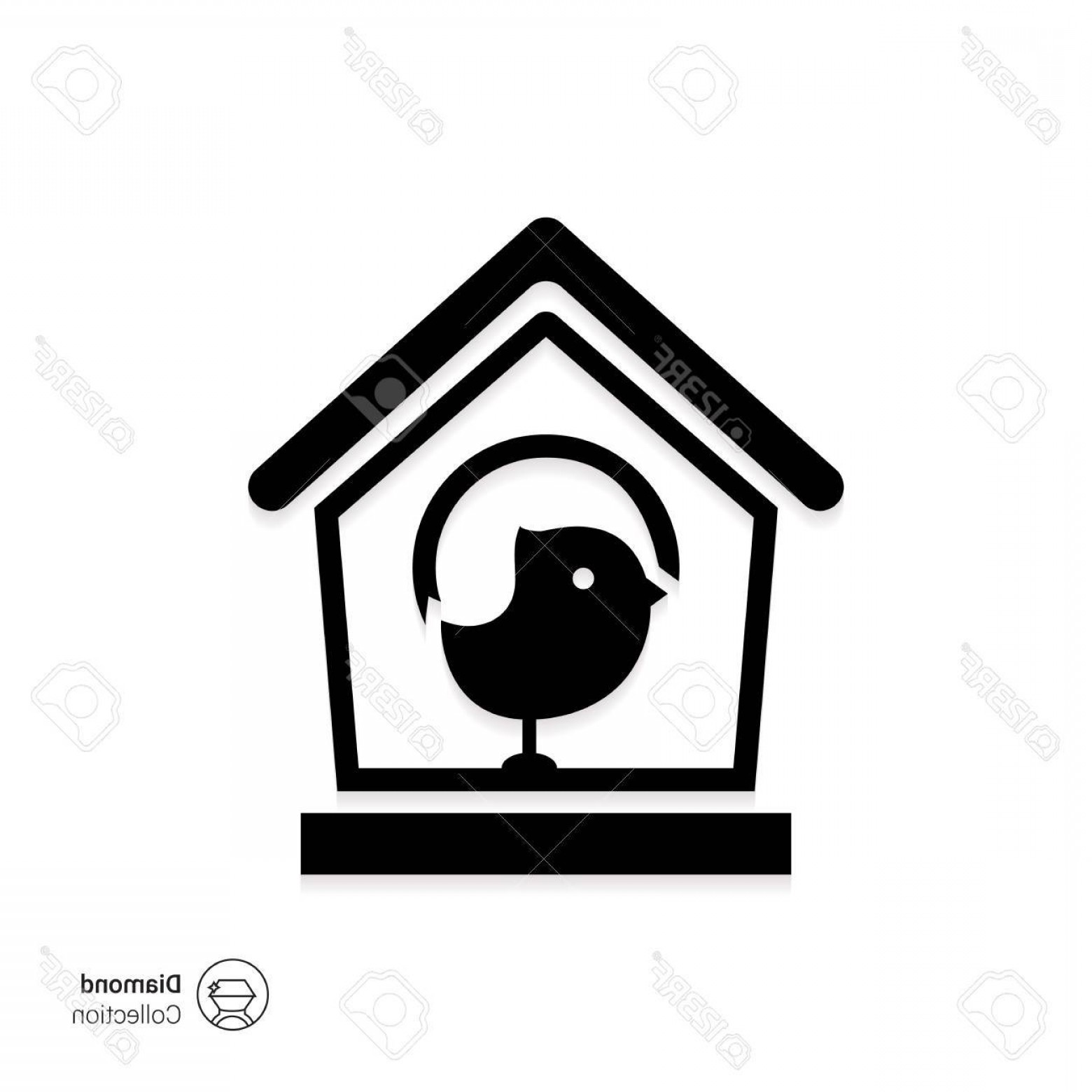 1560x1560 Vector Bird House Createmepink