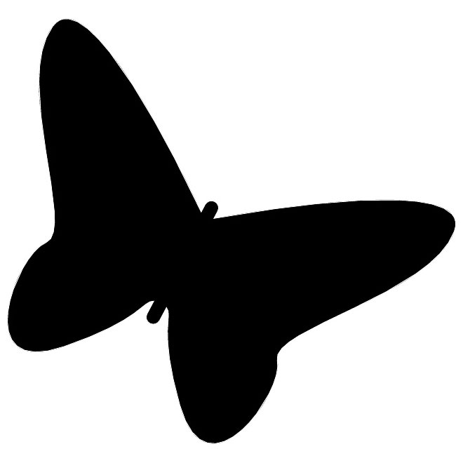 660x660 Butterfly Silhouette Free Vectors Ui Download