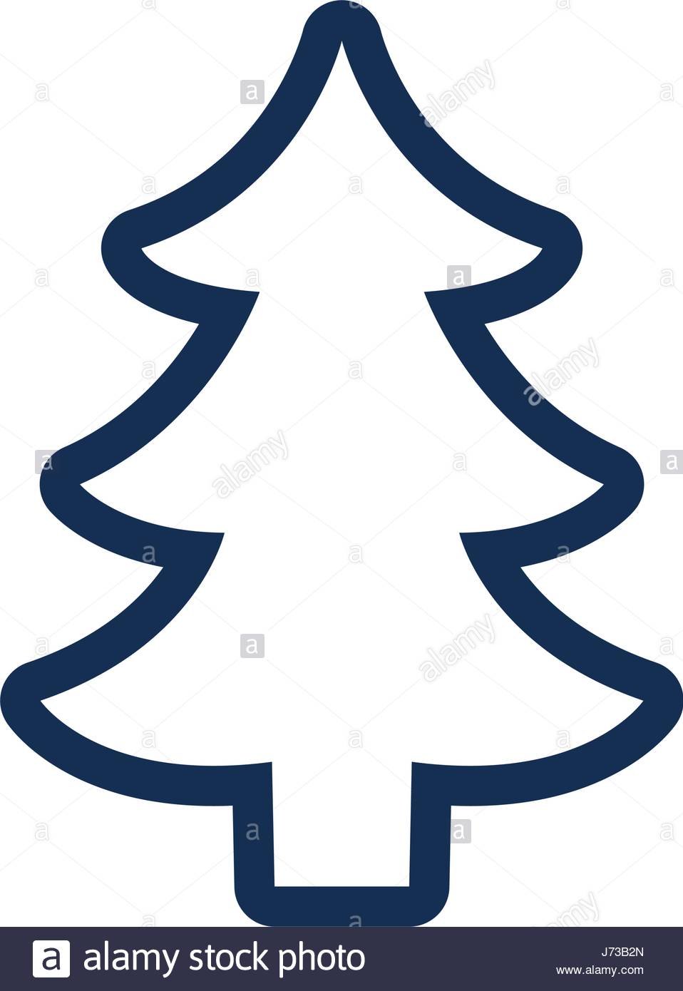 958x1390 Silhouette Tree Pine Christmas Decoration Stock Vector Art