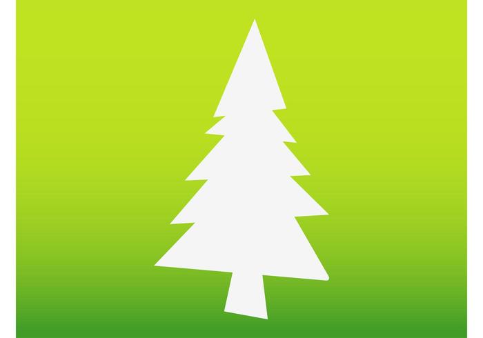 700x490 Christmas Tree Silhouette Free Vector Art