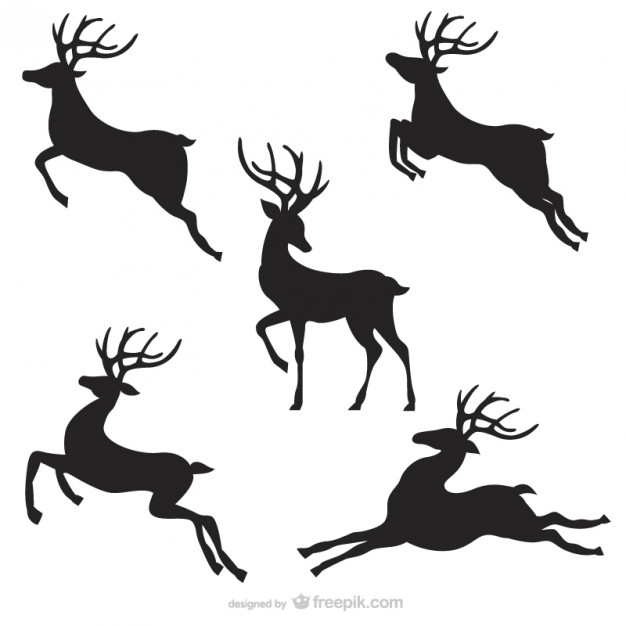 Vector Deer Silhouette