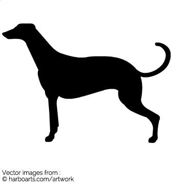 335x355 Download Greyhound Dog Silhouette