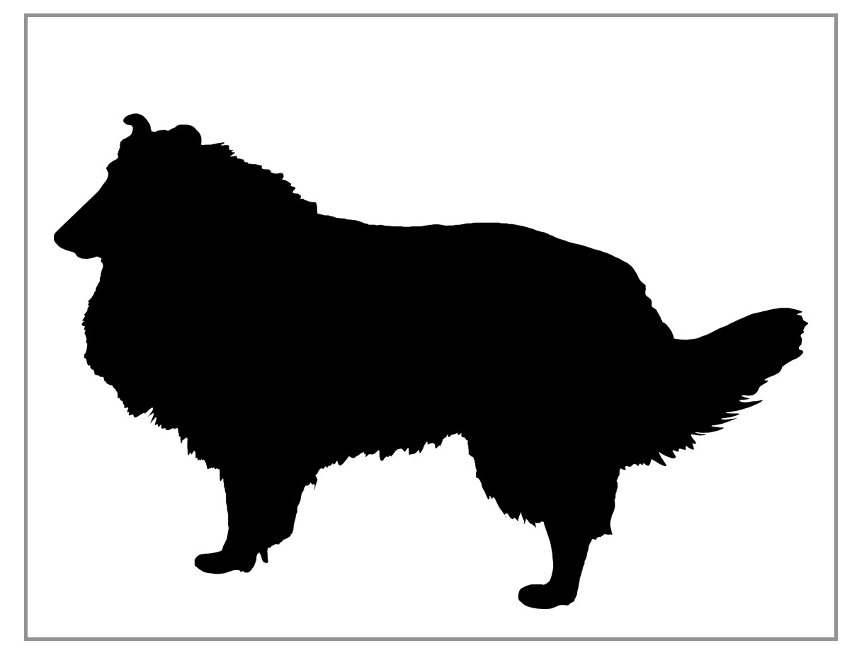 1203x933 Dog Silhouettes