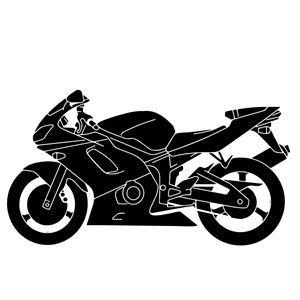300x300 Motorcycle Silhouette Vector Clipart, Cliparts Of Motorcycle