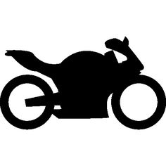 236x236 Stunning View Of A Motorcycle Silhouette Vector Free Download