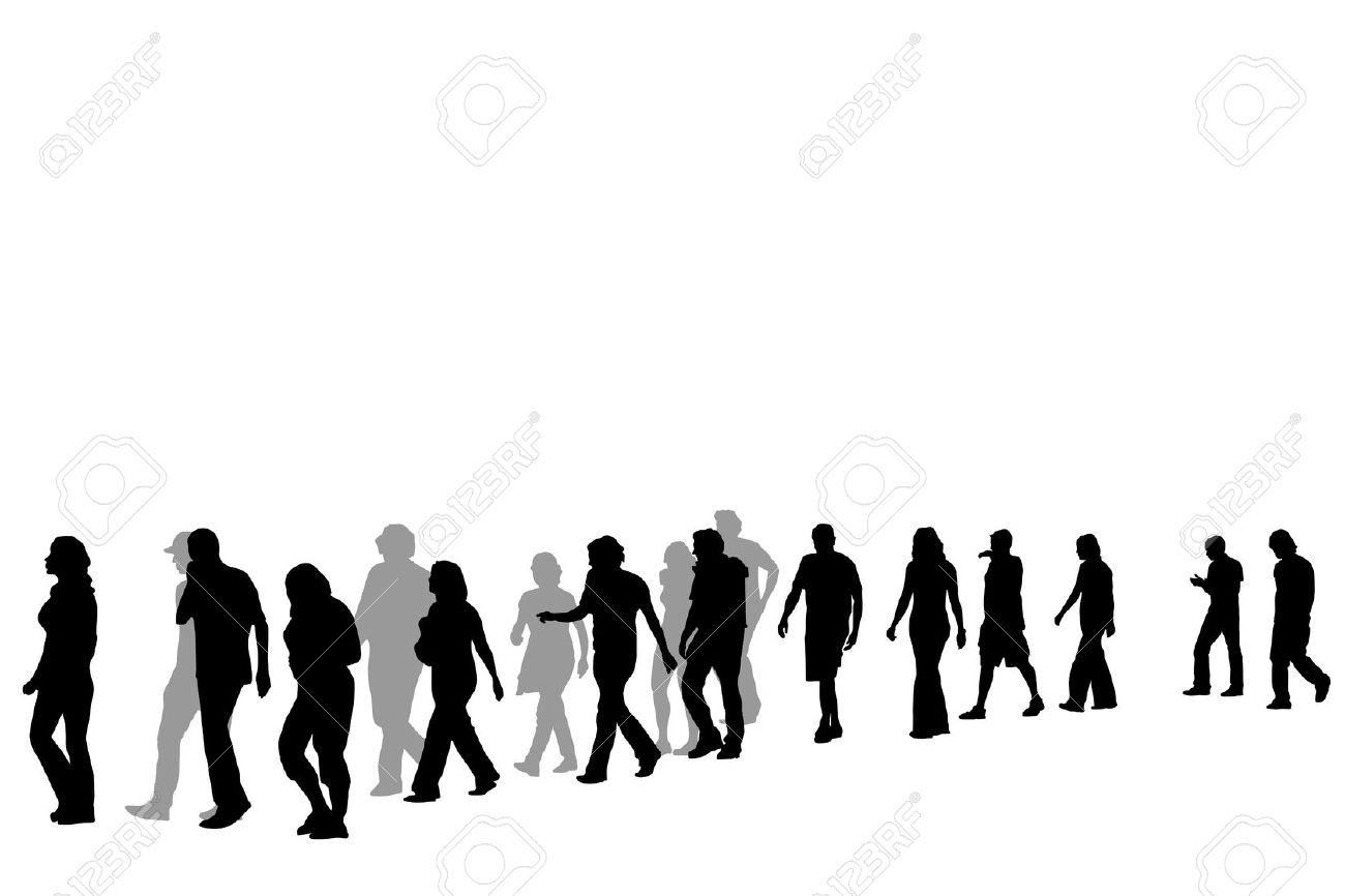 1300x866 Clipart Crowd Of People In A Line