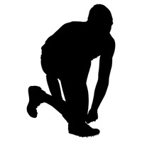 Vector Silhouette Man