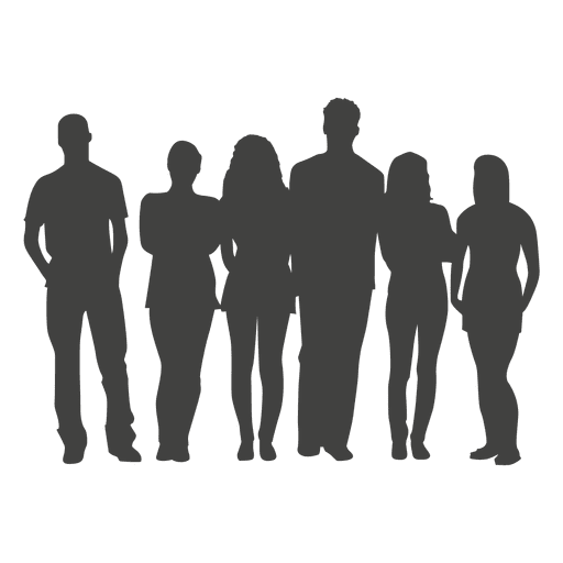 512x512 Group People Silhouette