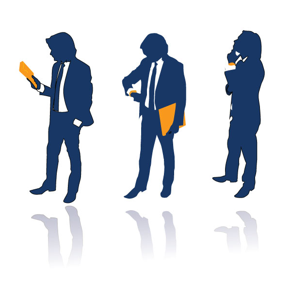 600x583 Best Of, Free Vector Business People Silhouette Packs