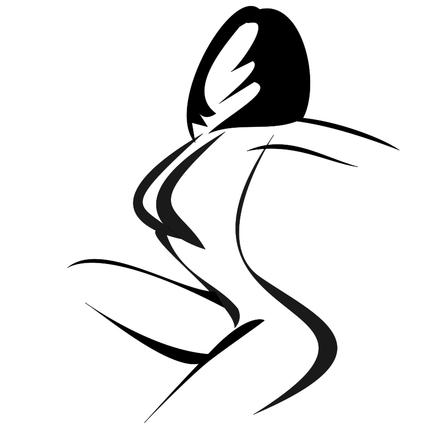 900x890 Stylized Woman Silhouette Svg Clip Arts Download