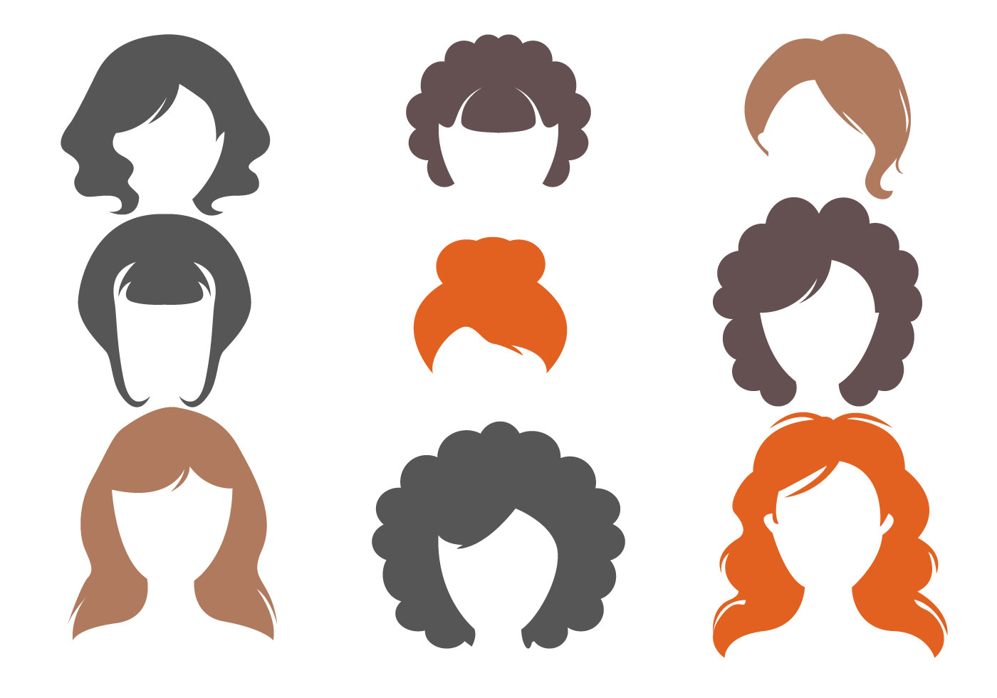 1400x980 Woman Silhouette Vector Free