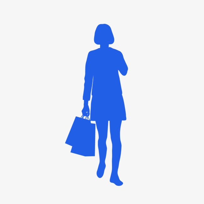650x650 People Icons Silhouette Vector Woman, Woman Pattern, Cartoon