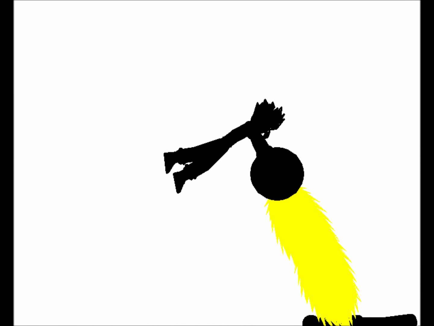 1440x1080 Goku Vs Vegeta Vs Stick Man