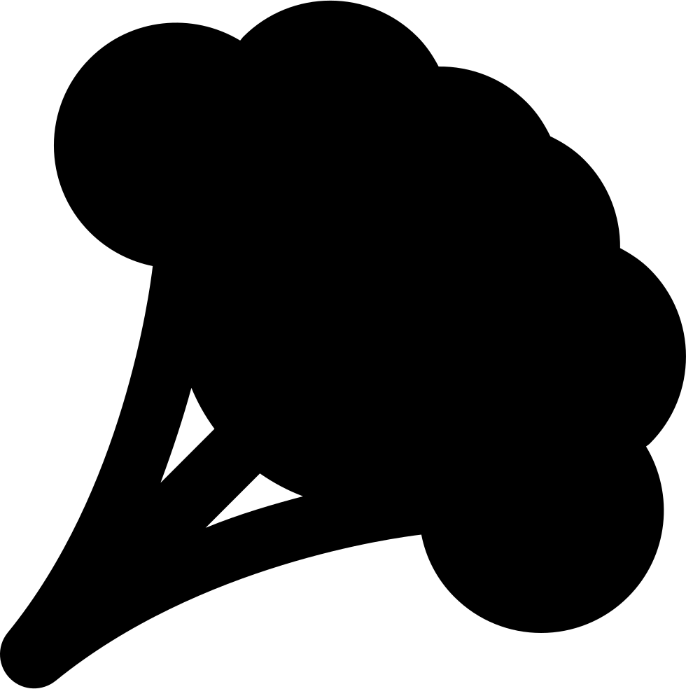 980x984 Broccoli Vegetable Silhouette Svg Png Icon Free Download ( 58987