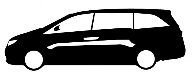 650x267 Car Silhouette Sticker