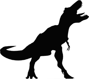 Velociraptor Silhouette at GetDrawings | Free download