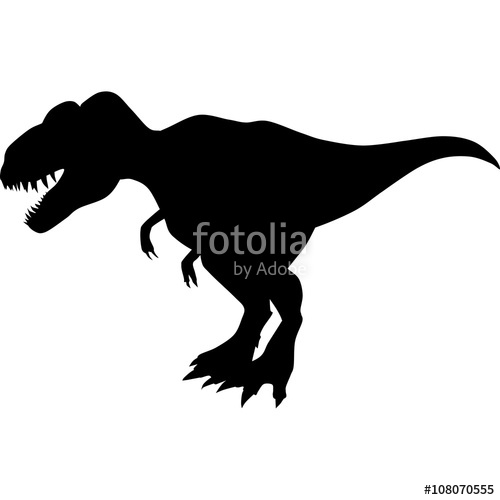 Velociraptor Silhouette at GetDrawings | Free download