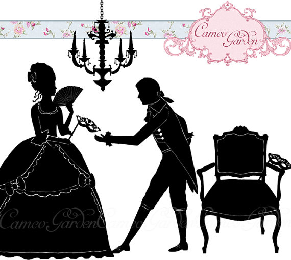 570x510 Masquerade Clipart Silhouette