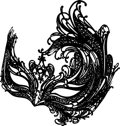 500x523 Masquerade Clipart Venice Mask