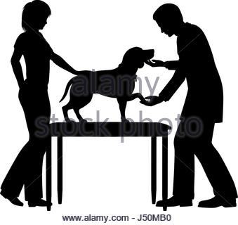 339x320 Man And Dog Silhouette Vector Stock Vector Art Amp Illustration