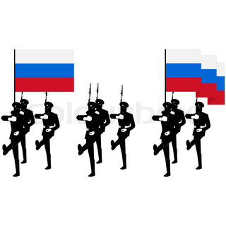 320x320 Honor Guard Silhouette Stock Vector Colourbox