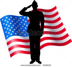 236x221 Military Silhouettes Free Graphics Clipart 12368 Soldier Salute
