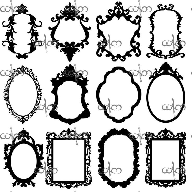 736x736 Victorian Frame Clipart 101 Clip Art