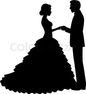 292x320 Silhouette Romantic Couple Lovers Embrace Man And Woman Kiss Flat