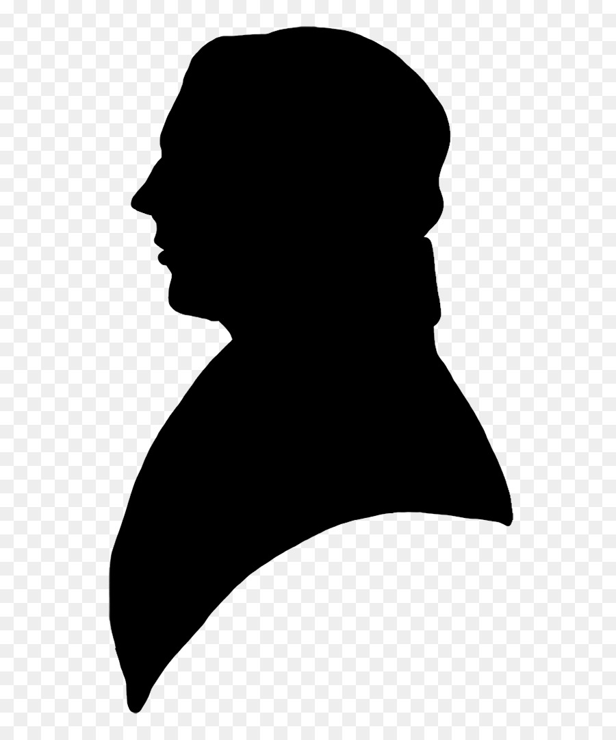 900x1080 Silhouette Portrait Victorian Era Male Clip Art