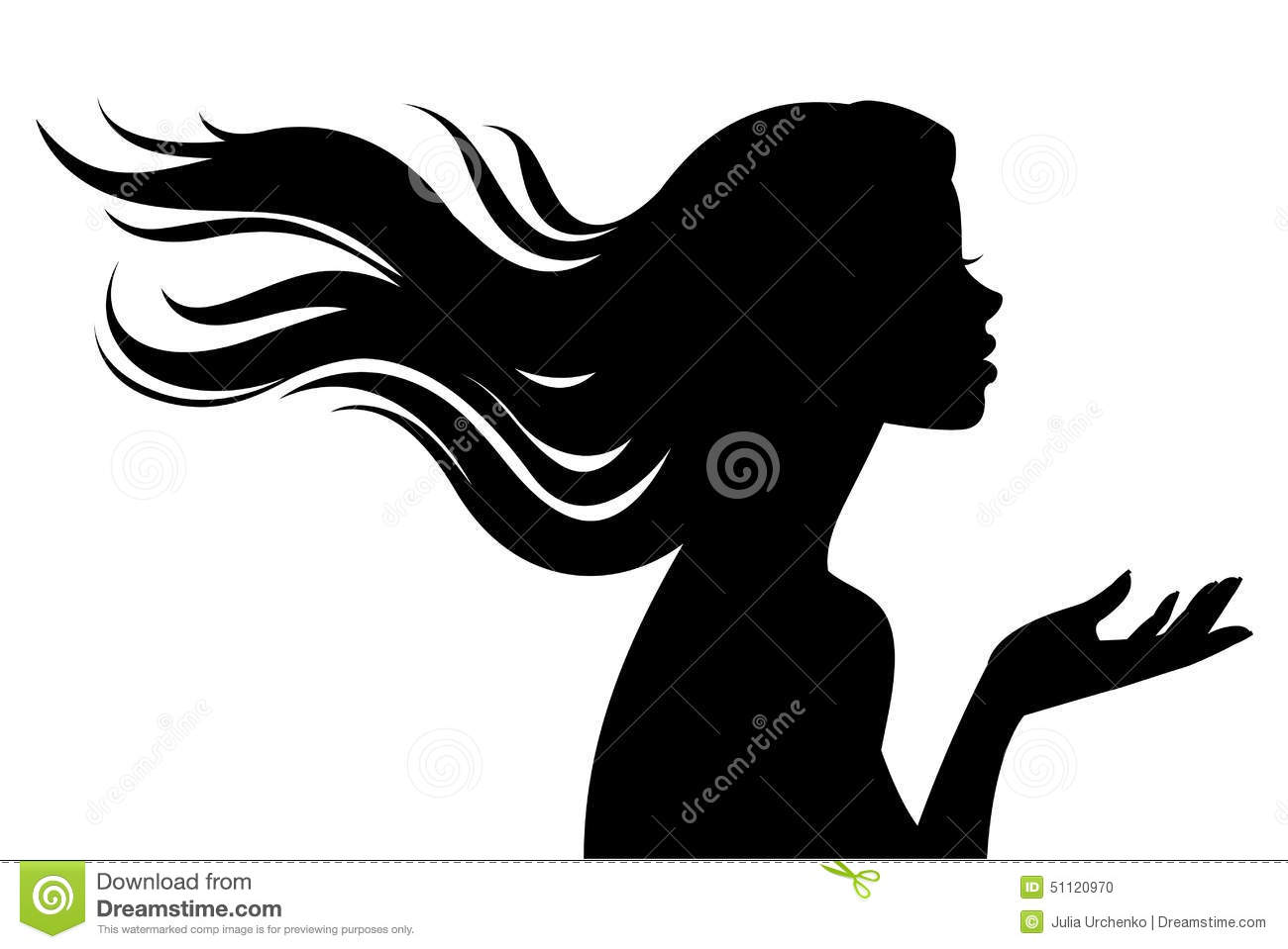 1300x959 Profile Clipart Pretty Lady