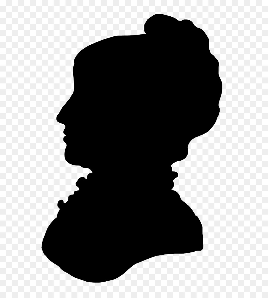 900x1000 Victorian Era Silhouette Female Clip Art