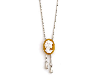 340x270 Small Cameo Necklace Etsy