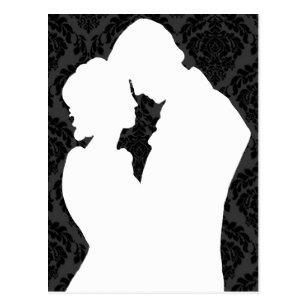 307x307 Victorian Silhouette Cards