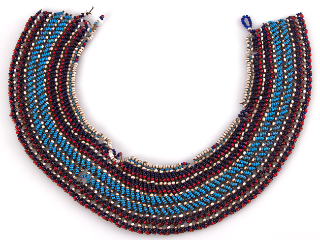 650x488 C1880 South African Zulu Beaded Necklace Parade Antiques, Shop
