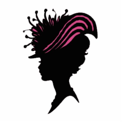 512x512 Vintage Silhouettes Vintage Victorian Lady Black Silhouette