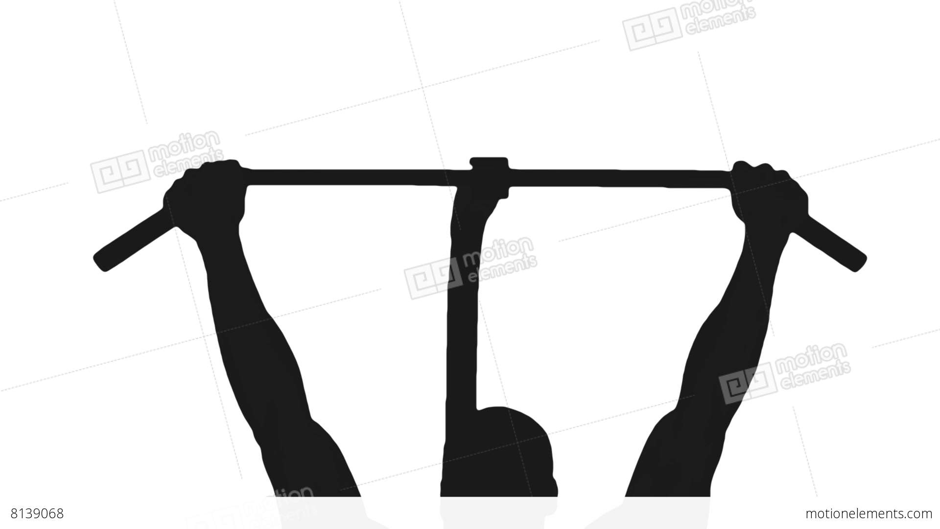 1920x1080 Silhouette 07 Men Making Exercise At Gym Stock Video Footage 8139068