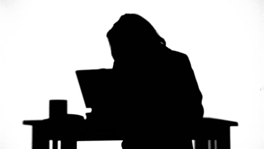 852x480 Woman Silhouette Free Video Clips