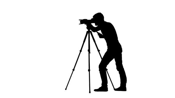 Videographer Silhouette at GetDrawings | Free download