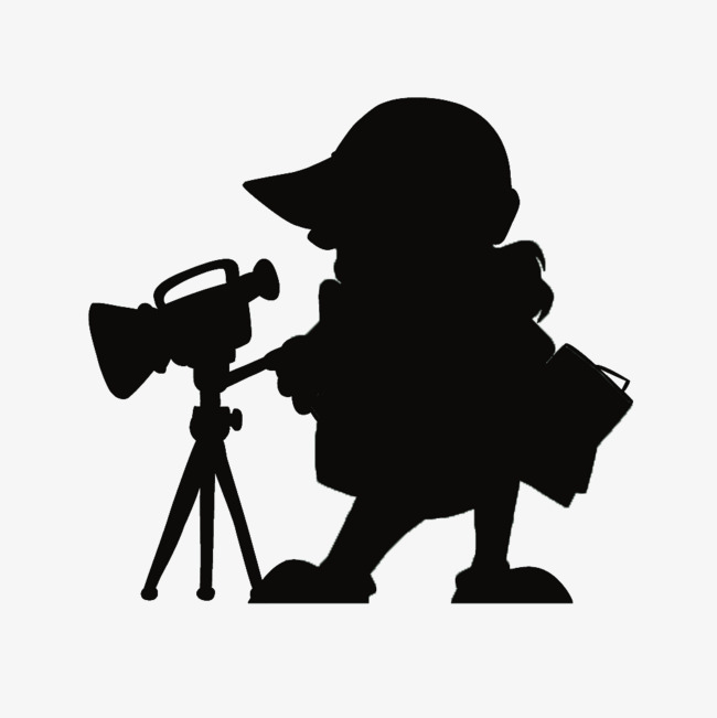 650x651 Black Cartoon Man Silhouette Decoration, Black, The Man, Sketch