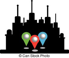 230x194 Vienna Austria City Skyline With Gray Buildings Isolated