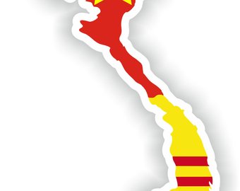340x270 Vietnam Decal Etsy