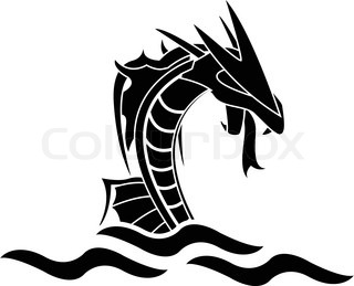 320x259 Viking Ship And Dragons Stock Vector Colourbox