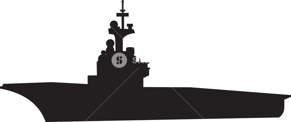 1000x420 Viking Ship Silhouette Royalty Free Stock Image