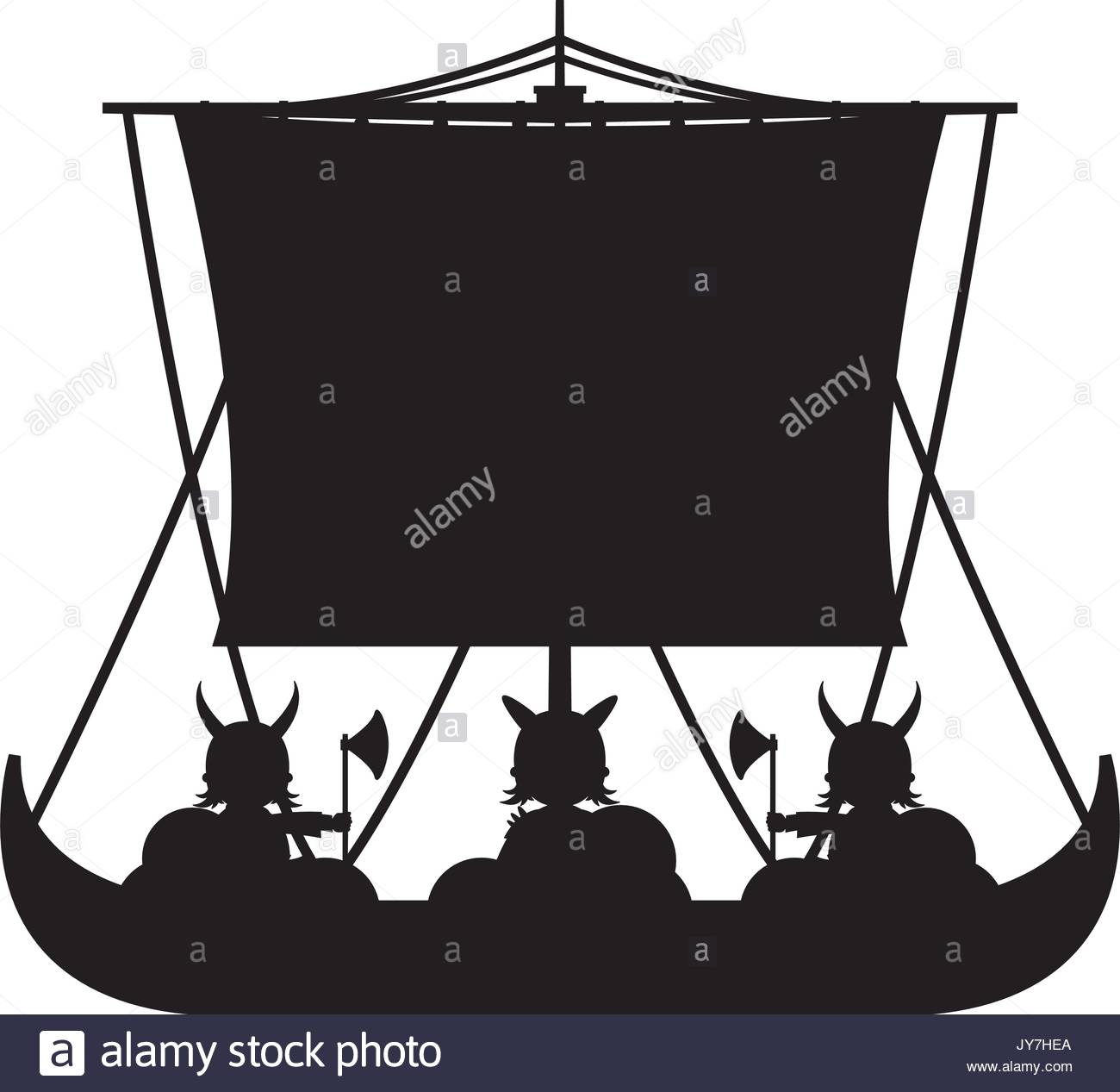 1300x1267 Viking Ship Stock Vector Images