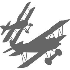 236x236 Vintage Airplanes Silhouettes Stock Photo