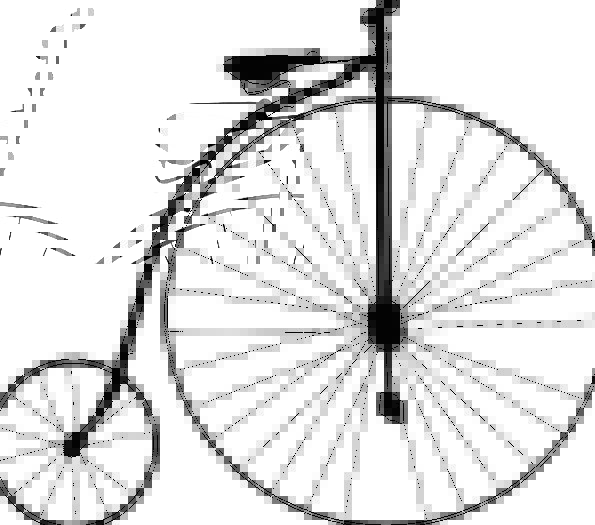 595x525 High Wheel Bicycle, Motorbike, Penny Farthing, Bike, Retro, Period