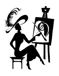 236x304 Vintage Silhouettes Of Woman