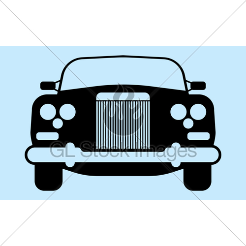 500x500 Car Silhouette Gl Stock Images