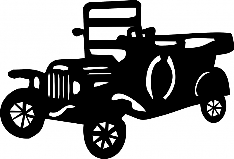 800x544 Antique Vintage 1910's Convertible Silhouette Laser Cut Appliques